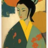 Geisha Canvastavla (30x40 cm)
