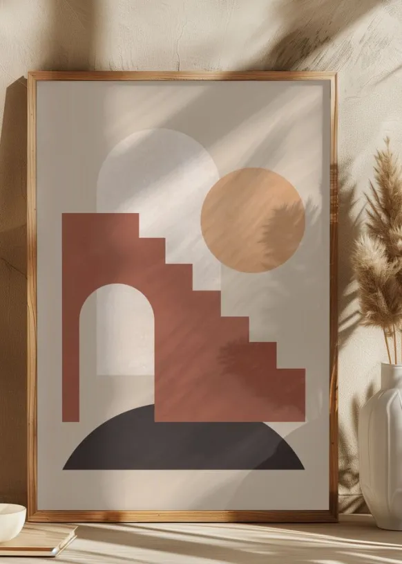 Geometric composition 4 Poster (21x29.7 cm (A4))