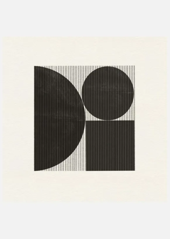 Geometrics In Sync Canvastavla (30x30 cm)