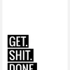 Get Shit Done Canvastavla (30x40 cm)