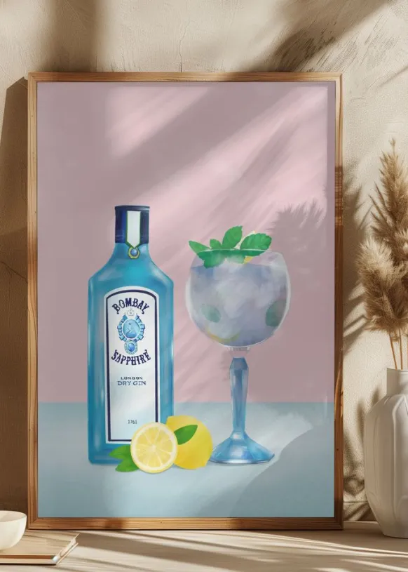 Gin Cocktail Poster (21x29.7 cm (A4))