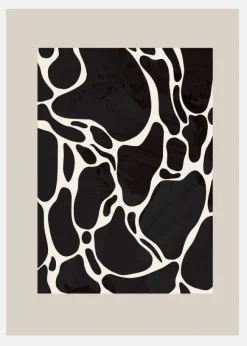 Giraffe Sand Canvastavla (30x40 cm)