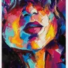 Girl Painting Canvastavla (30x40 cm)