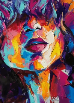 Girl Painting Poster (21x29.7 cm (A4))