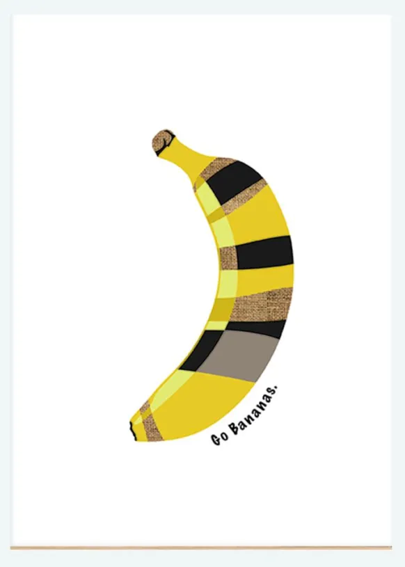 Go Bananas Canvastavla (30x40 cm)
