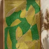 Gold and green abstract Poster (21x29.7 cm (A4))