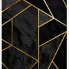 Gold & Black Marble Canvastavla (30x40 cm)