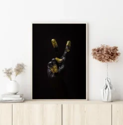 Golden Hands III Poster (21x29.7 cm (A4))