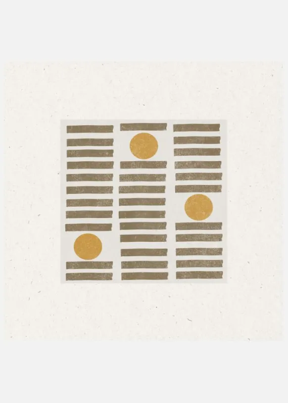 Golden Harmony Canvastavla (30x30 cm)