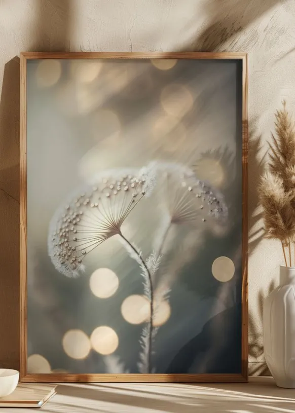 Golden Pearls Poster (21x29.7 cm (A4))