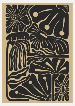 Graphic Art Brown Canvastavla (30x40 cm)