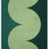 Green Circles Canvastavla (30x40 cm)
