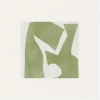 Green Geometric Harmony Canvastavla (30x30 cm)