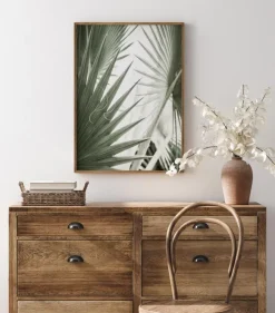 Green Leaves Poster (21x29.7 cm (A4))