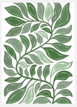 Green Plant Canvastavla (30x40 cm)