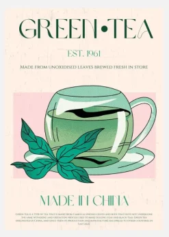 Green Tea No1 Canvastavla (30x40 cm)