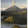 Green Volcano Canvastavla (30x40 cm)