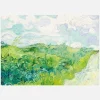 Green Wheat Fields Canvastavla (30x40 cm)