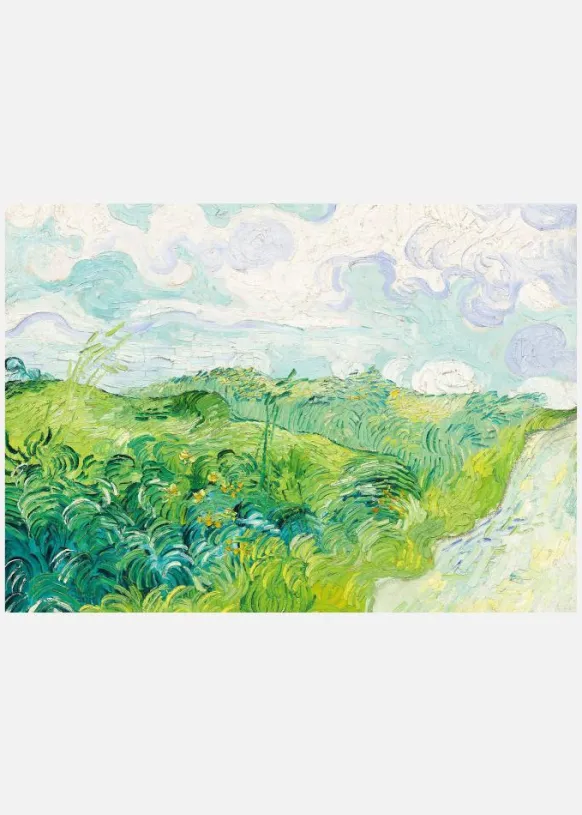 Green Wheat Fields Canvastavla (30x40 cm)