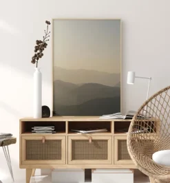 Grey Hills Poster (21x29.7 cm (A4))