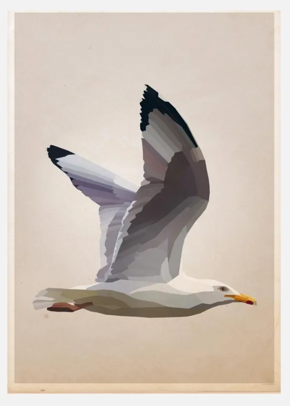 Gull Canvastavla (30x40 cm)
