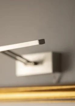 Gunnebo V961 LED tavelbelysning - Nickel