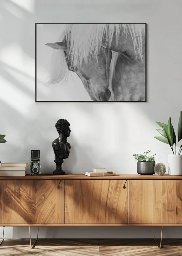 Halflinger Portrait Poster (21x29.7 cm (A4))