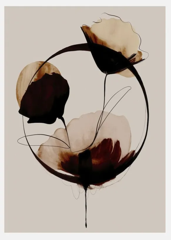 Halo Flowers No 2 Canvastavla (30x40 cm)