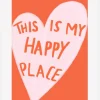 Happy Place Canvastavla (30x40 cm)