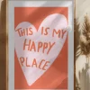 Happy Place Poster (21x29.7 cm (A4))