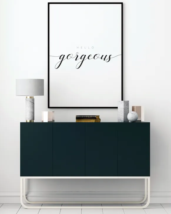 Hello Gorgeous Poster (21x29.7 cm (A4))