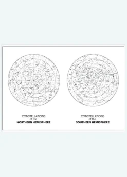 Hemispheres Canvastavla (30x40 cm)