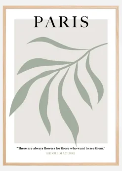 Henri Matisse - Paris Art Green Poster (21x29.7 cm (A4))