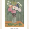 Henri Rousseau - Flowers In a Vase Poster (21x29.7 cm (A4))
