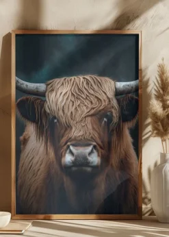 Highland Cow Poster (21x29.7 cm (A4))