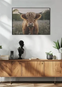 Highland Cow Poster (21x29.7 cm (A4))