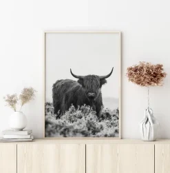 Highlander BW Poster (21x29.7 cm (A4))