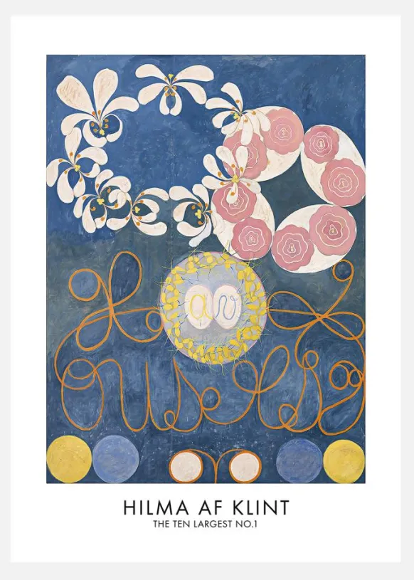 Hilma Af Klint - The Ten Largest No.1 Canvastavla (30x40 cm)