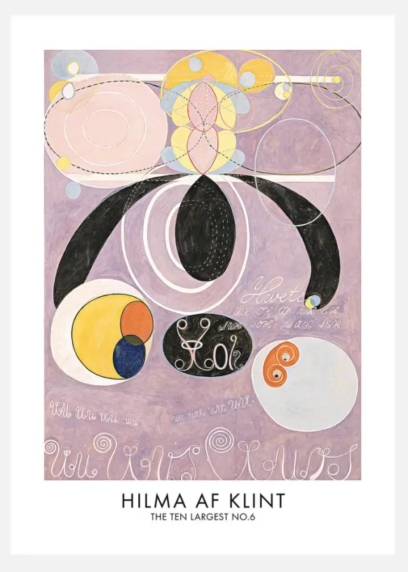 Hilma Af Klint - The Ten Largest No.6 Canvastavla (30x40 cm)