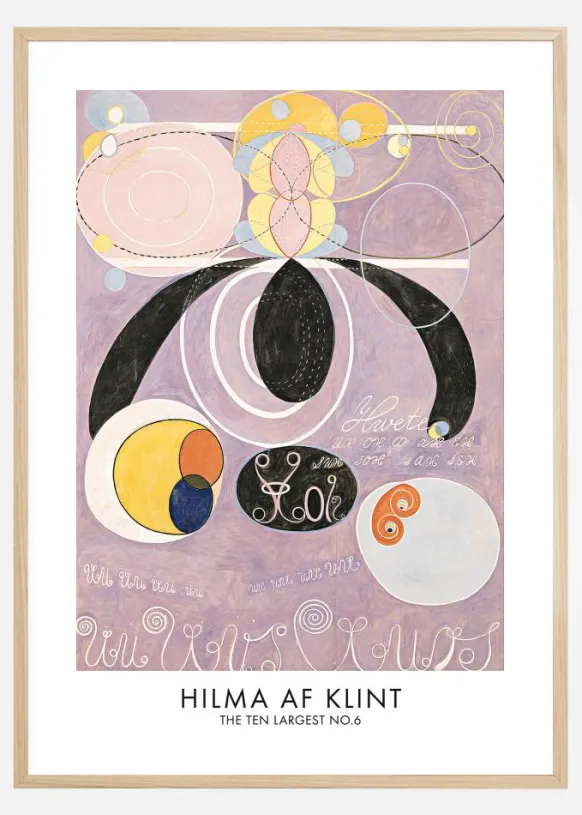 Hilma af Klint - The Ten Largest No.6 Poster (21x29.7 cm (A4))