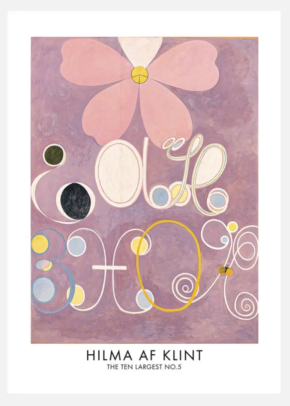 Hilma Af Klint - The Ten Largest No.5 Canvastavla (30x40 cm)
