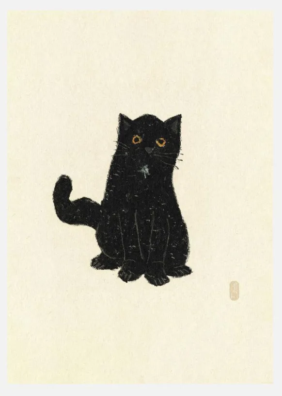 Humphrey The Cat Canvastavla (30x40 cm)