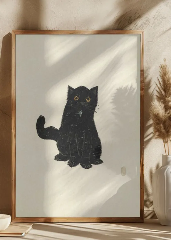 Humphrey the Cat Poster (21x29.7 cm (A4))