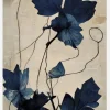 Indigo Flower Canvastavla (30x40 cm)