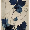 Indigo Flower Poster (21x29.7 cm (A4))