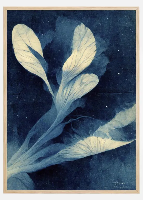 Indigo Night Poster (21x29.7 cm (A4))