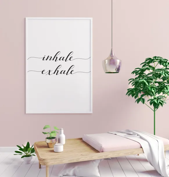 Inhale - Exhale Poster (21x29.7 cm (A4))