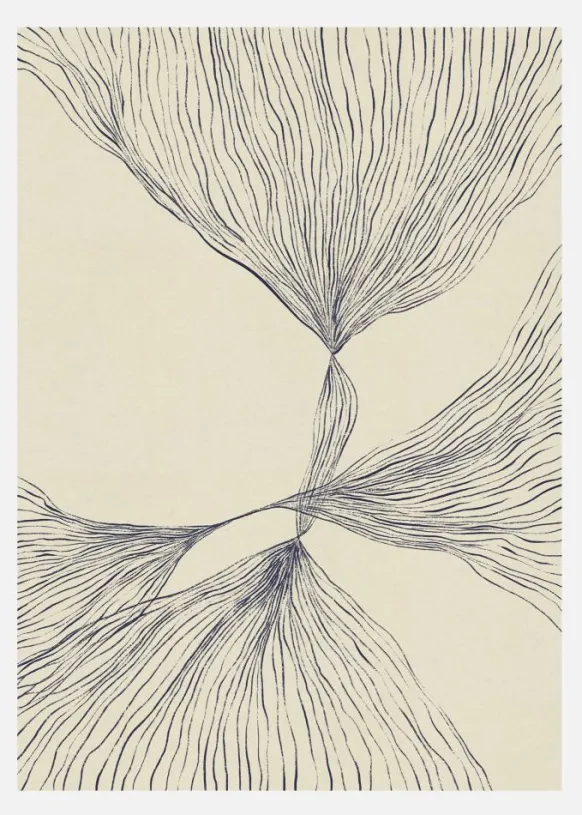 Interaction #2 Canvastavla (30x40 cm)