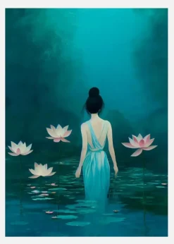 In The Pond Canvastavla (30x40 cm)