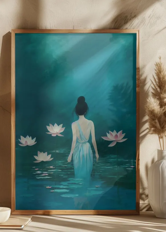 In The Pond Poster (21x29.7 cm (A4))